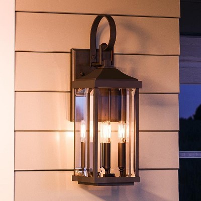 Urban Ambiance Luxury Colonial Outdoor Wall Light,  30-5/8" x 9-1/2",  Olde Bronze Finish, UHP1194