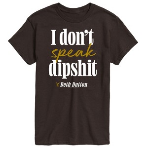 Men's - Yellowstone - Don't Speak Dipsh Short Sleeve Graphic T-Shirt - 1 of 4