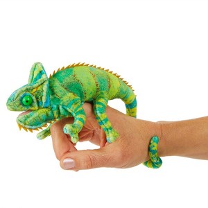 Folkmanis Puppets Mini Chameleon Finger Puppet - 2794 - 1 of 4