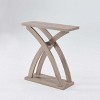Bella Depot 31.25''W Console Table Curved Legs Dark Taupe Color - 3 of 4