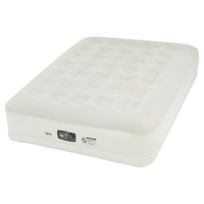 Serta 16" Raised Queen Size Air Mattress with Internal AC Pump