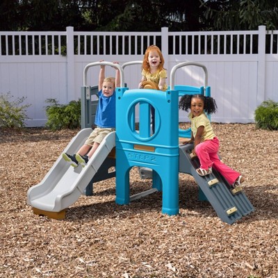 Step2 Blue and Gray Plastic Outdoor Climber Playset