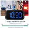 Aoibox Digital Dual Alarm Clock for Bedroom with USB Charger, 0-100% Dimmer, 5 Sounds, Adjustable Volume, Weekday/Weekend Mode, Snooze,12/24Hr Display - 4 of 4