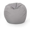 KWPZQEB Classic Bean Bag Chair with Foam Filler, Comfy Plush Fabric Gaming Bean Bag Chairs, Round Sofa for Living Room, Bedroom, College Dorm - 4 of 4