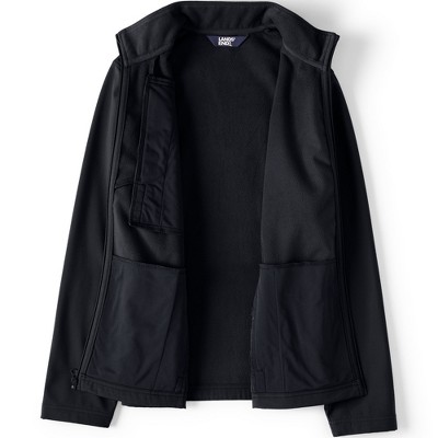 Lands' End Men's Soft Shell Jacket - X Large - Black — фото 3