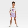 Girls' High-Rise Paper Bag Jean Shorts - Cat & Jack™ Medium Wash - image 3 of 3