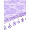 INSPIRE CHIC Lace Rose Floral Tassel Mesh Triangle Head Covering Mantilla Scarves 1Pc - 4 of 4