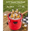 VEVOR Insulated Beverage Dispenser, 8 Gal/30.3L Thermal Hot and Cold Drink Server Dispenser with Spigot, Food-Grade Cooler Jug, Red - 3 of 4