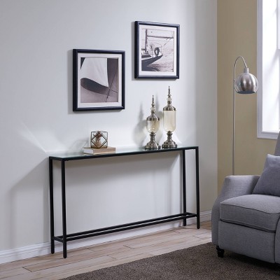 Dillard Narrow Long Console Table Gray - Aiden Lane