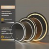 24/32/36in Large Round Smart LED Bathroom Wall Mirror Lighted Round Makeup Vanity Mirror - 3 of 4