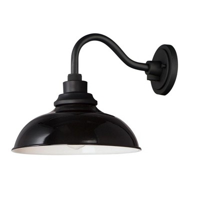 Maxim Lighting Granville 1 - Light Wall Light in  Gloss Black/Black