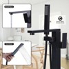 WOWOW Single-Handle Freestanding Tub Faucet with Hand Shower - 2 of 4