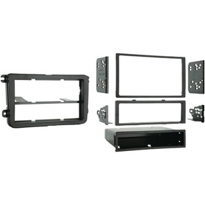 Metra® Single- or Double-DIN ISO Installation Multi Kit for 2005 and Up Volkswagen® in Black - 1 of 4