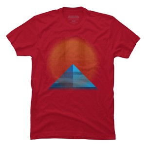 Men's Design By Humans Pyramid Sun By Ramzi T-Shirt - 1 of 4