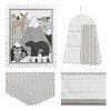 Sweet Jojo Designs Boy Girl Gender Neutral Unisex Baby Crib Bedding Set - Woodland Friends Collection 4pc - 2 of 4