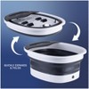 Brookstone Heated Collapsible Foot Bath - Vibrating Massage, Soothing Soak, Space-Saving - 3 of 4