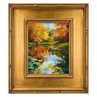 Classic Gold 5x7 Ornate Wood Wall Frame