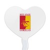 Pittsburgh State University Primary Logo Heart Love Cupcake Picks Toppers Decoration Set of 6 - 2 of 4