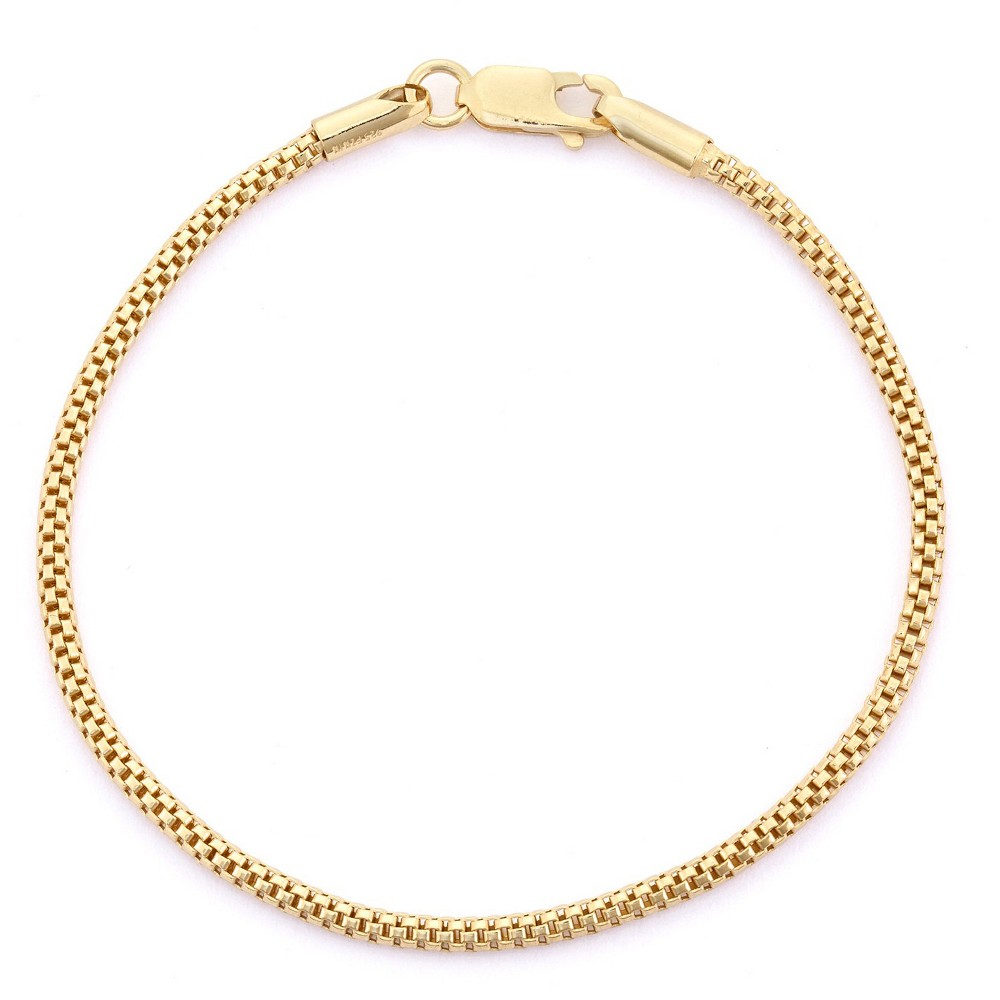 Photos - Bracelet Tiara Popcorn Link  in Gold Over Silver