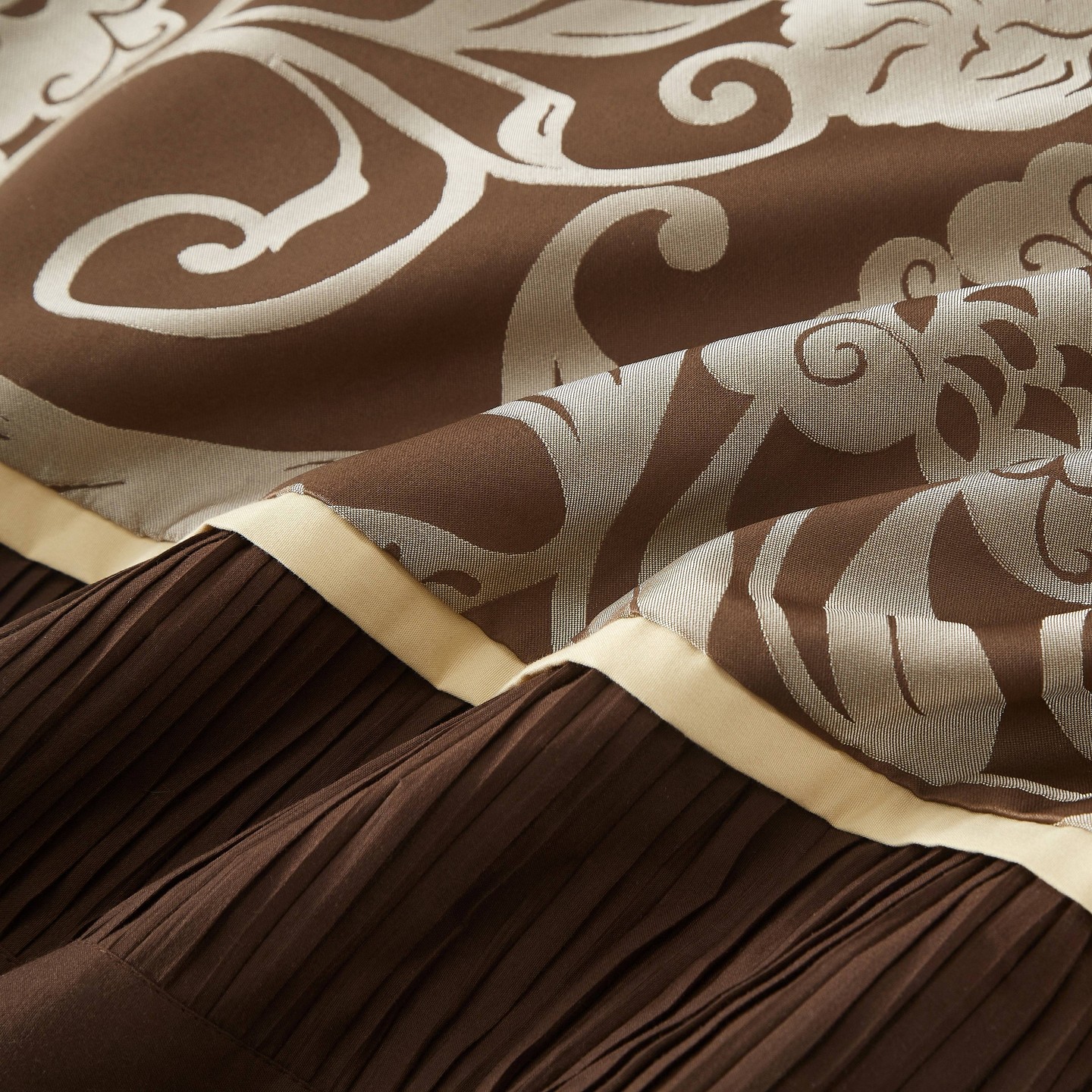 Постельное бельё Nanshing 7pc Queen Mollybee Comforter Bedding Set Brown, цвет: Коричневый — фото 8
