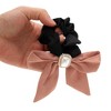 Unique Bargains Elegant Flower Pearl Ribbon Hair Elastic Band 1 Pc - 4 of 4