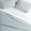 Quilted Coverlet and Shams Set Damask Square Herringbone Pattern - Becky Cameron - 2 of 4