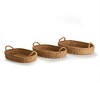 Plum & Post Seagrass Oval Trays, Set Of 3 - 2 of 4