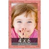 PosterPalooza | Photo Size Shabby Chic Pink Picture Frame - UV Acrylic, Foam Board Backing, Hanging Hardware - 2 of 4