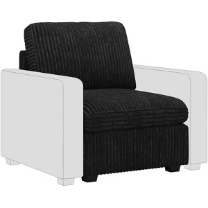 Belffin Corduroy Modular Center Seat - Armless Storage Module with Removable Washable Cover - 1 of 4