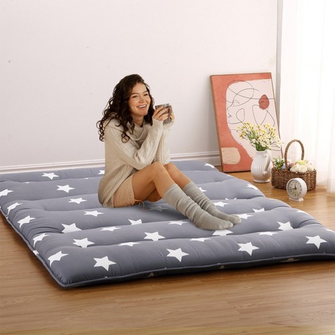 Japanese Futon Floor Mattress For Adults, Japanese Style Futon Mattress For  Floor, Floral Printed Futon Mattress Sleeping Mattress, Tatami Mat, Camping  Mattress, Star : Target