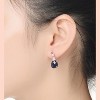 Guili Rose Gold Plated Sterling Silver Cubic Zirconia Earrings – A Striking Blend of Vibrant Sparkle, Classic Elegance, and Timeless Charm - 2 of 4