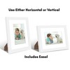 Americanflat Picture Frame with Mat - Wood with Glass Cover - 4 of 4