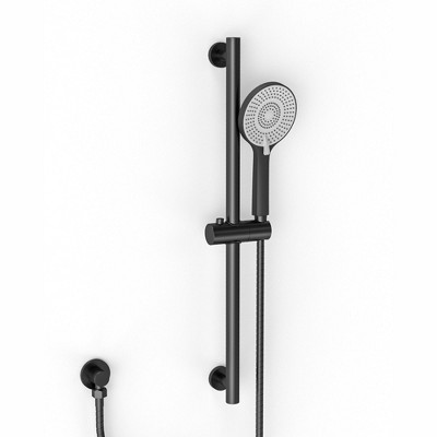 YAWWALK 3-Spray Wall Bar Shower Kits 1.8 GPM with Handheld Shower