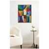Kate and Laurel Framed Canvas Wall Art Print Abstract 03 by Rachel Lee, 18 x 24 Sylvie Walnut Frame, Modern Contemporary, Abstract Art for Wall Decor - 4 of 4