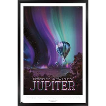 Trends International NASA - Jupiter Travel Poster Framed Wall Poster Prints