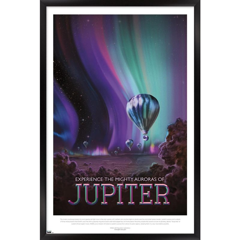 Trends International NASA - Jupiter Travel Poster Framed Wall Poster Prints, 1 of 7