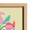 18" x 24" Sylvie Mid Century Modern Tulips Framed Canvas by Rachel Lee of My Dream Wall Natural - Kate & Laurel All Things Decor - 3 of 4
