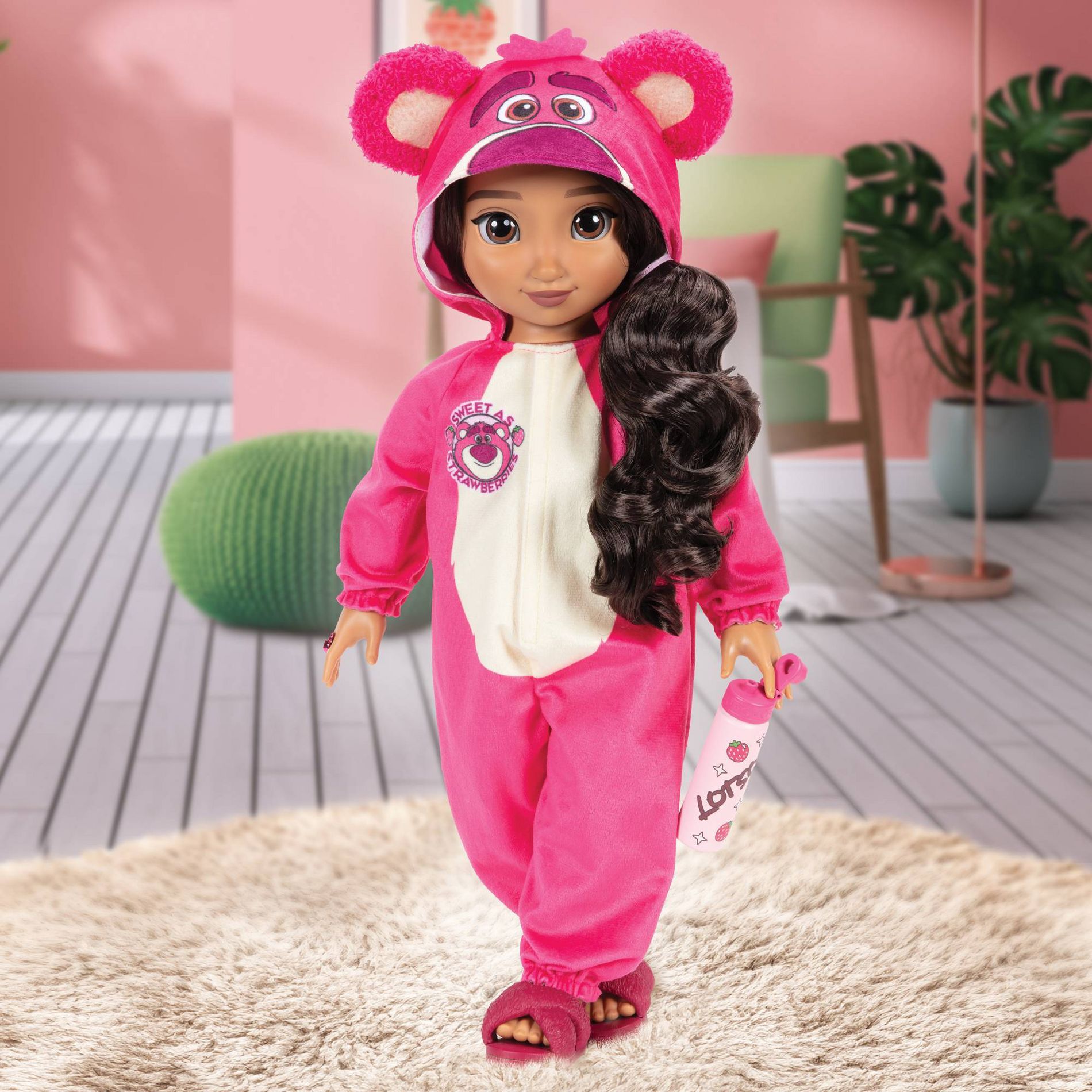 Disney ILY 4EVER Lotso Inspired 18” Doll Dark Brown Hair/Brown Eyes