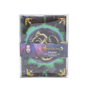 Disney Mal's Diary Descendants 3 Journal Notebook with Secret Lock and Key - 1 of 4