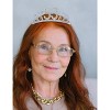 MEANT2TOBE 53rd Birthday Sash and Tiara for Women - Fabulous Glitter Sash + Waves Rhinestone, Silver - 2 of 4