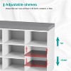 BestMassage Shoe Bench Storage Shoe Organizer Entryway Bench with with Cushion - 4 of 4