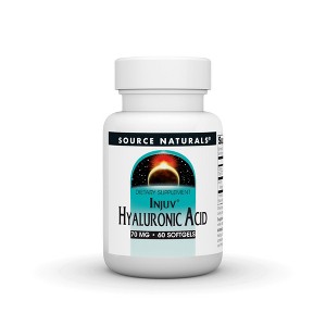 Injuv 70mg (Hyaluronic Acid 12.6mg) by Source Naturals, Inc.  -  60 Softgel - 1 of 3