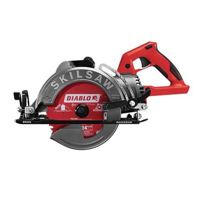 SKILSAW SPTH77M-02 TRUEHVL 7-1/4 in.  Cordless Worm Drive Saw with 24-Tooth Diablo Carbide Blade (Tool Only)