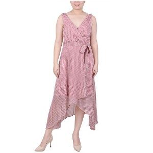 NY Collection Womens Chiffon Fit & Flare Dress - 1 of 1