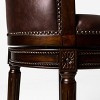 Maven Lane Pullman Swivel Counter Stool with Faux Leather 26" - 3 of 4