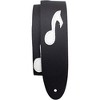 Perri's Music Notes Leather Guitar Strap Black 2.5 in. - 3 of 3