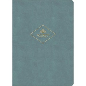CSB Women's Study Bible, Earthen Teal Suedesoft Leathertouch, Indexed - by  Csb Bibles by Holman (Leather Bound) - 1 of 1