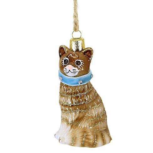 Cody Foster 3.0 Inch Kitten Ornaments Cat Scarf Feline Tree Ornaments ...