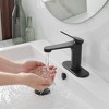 BWE Single Hole Single-Handle Bathroom Faucet in Matte Black - 4 of 4