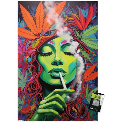 Trends International Ray Heere - Marijuana Popart 2 Unframed Wall Poster Prints